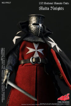 1/12 Fire Phoenix FP020 Medieval Malta Knights & Medieval Templar Knights Double Figure Set