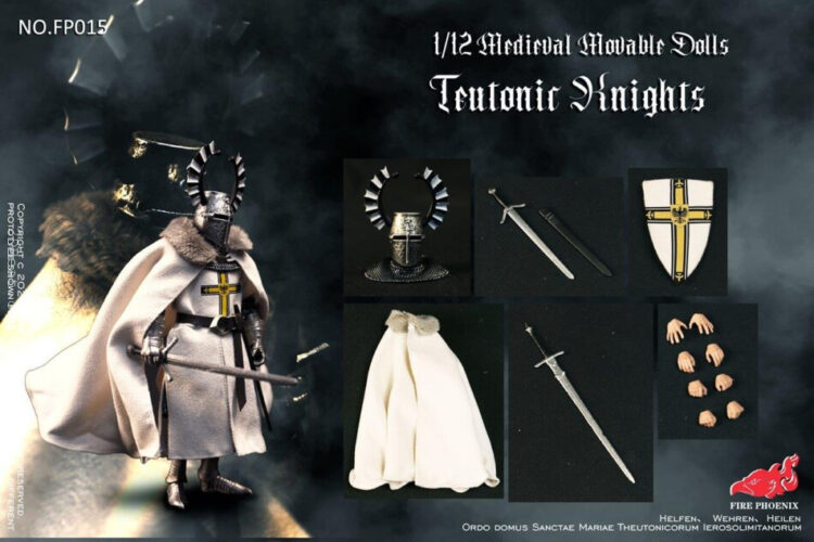 1/12 scale Fire Phoenix FP015 Medieval Teutonic Knights action figure