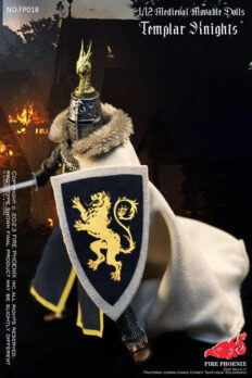 1/12 scale Fire Phoenix FP018 Medieval Templar Knights Action Figure