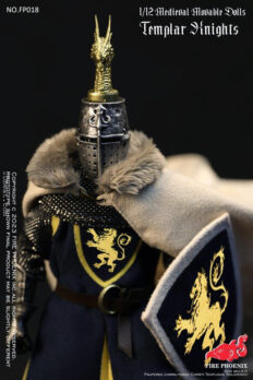 1/12 scale Fire Phoenix FP018 Medieval Templar Knights Action Figure