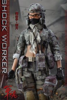 Mô hình action figure 1/6 FLAGSET FS-73052 PRC Nữ quân nhân xung kích