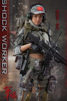 Mô hình action figure 1/6 FLAGSET FS-73052 PRC Nữ quân nhân xung kích