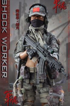 Mô hình action figure 1/6 FLAGSET FS-73052 PRC Nữ quân nhân xung kích