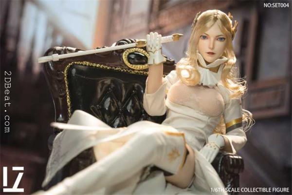 Mô hình figure 1:6 LZ TOYS SET004 Robot Wars Commander phiên bản trắng - Image 6