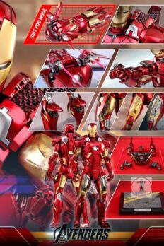 Hot Toys Iron Man Mark VII The Avengers Chính Hãng Tỉ Lệ 1:6