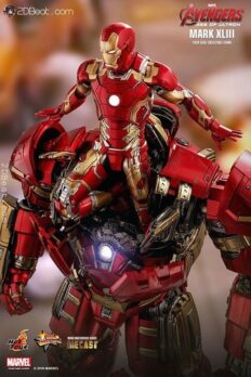 Mô Hình 1/6 Hot Toys Iron Man MK43 Mark XLIII Avengers: Age of Ultron tái bản phát hành lại