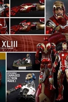 Mô Hình 1/6 Hot Toys Iron Man MK43 Mark XLIII Avengers: Age of Ultron tái bản phát hành lại