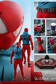 Mô Hình Chính Hãng Hot Toys Marvel's Spider-Man Scarlet Spider Action Figure