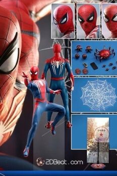 Mô Hình HOT TOYS Chính Hãng Marvel's Spider-Man - Spider-Man (Advanced Suit) 1:6 Scale