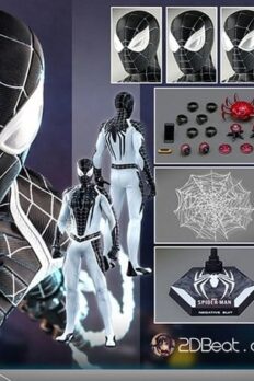 Mô Hình 1/6  Hot Toys Chính Hãng Spider-Man Negative Suit Exclusive