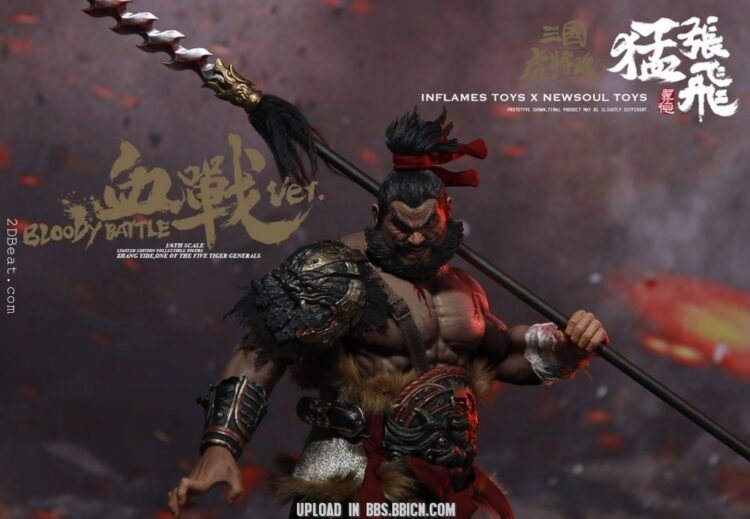 Mô Hình Trương Phi Inflames Toys 1/6 Scale phiên bản Bloody Battle