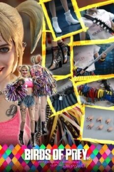 Mô Hình Chính Hãng 1/6 - HOT TOYS Harley Quinn Birds of Prey (Caution Tape Jacket Version)