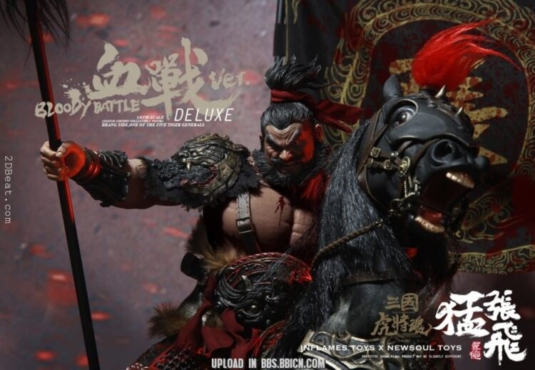 Mô Hình Inflames Toys Trương Phi 1/6 Phiên Bản Bloody Deluxe