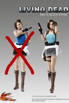 Mô hình 1/6 Jill Valentine Resident Evil với Body Silicon Khung Thép 28 Khớp