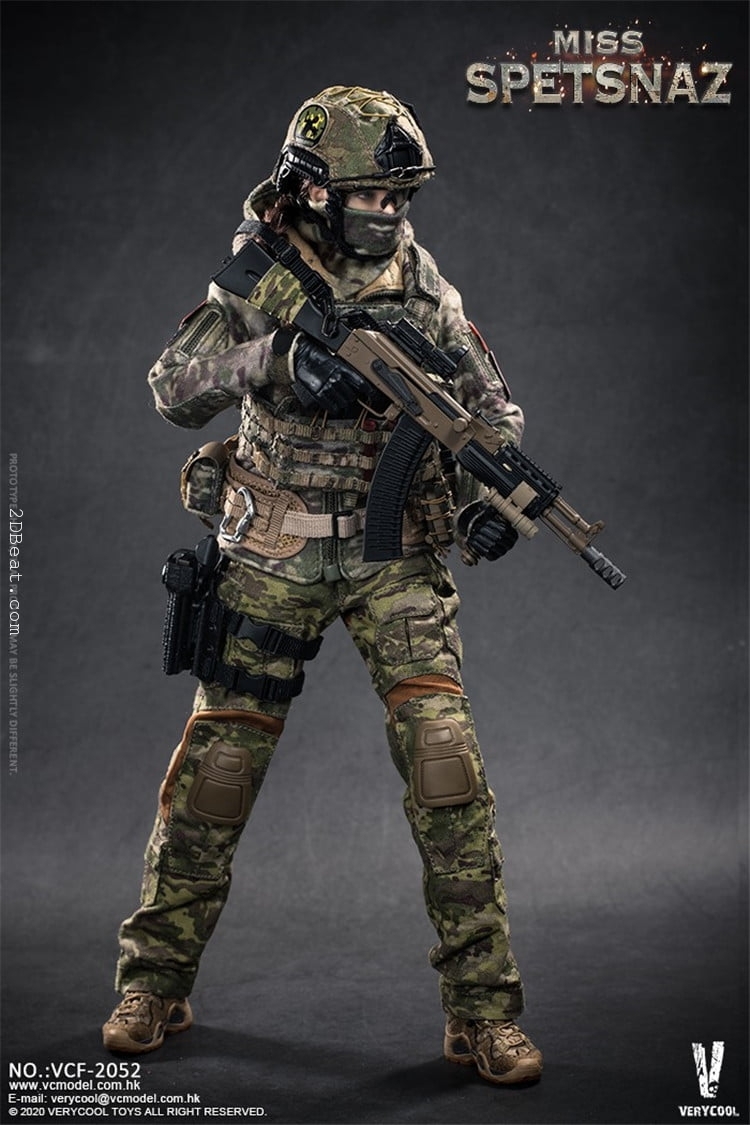 Mô hình 1:6 VeryCool VCF-2052 Russian Special Combat Women Soldier - Image 4