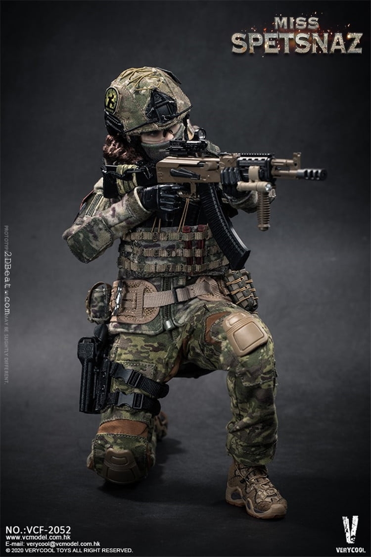 Mô hình 1:6 VeryCool VCF-2052 Russian Special Combat Women Soldier - Image 3