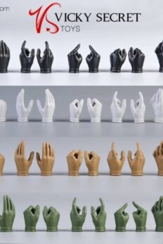 Phụ kiện Part bàn tay đeo găng tỉ lệ 1:6 chính hãng VSTOYS