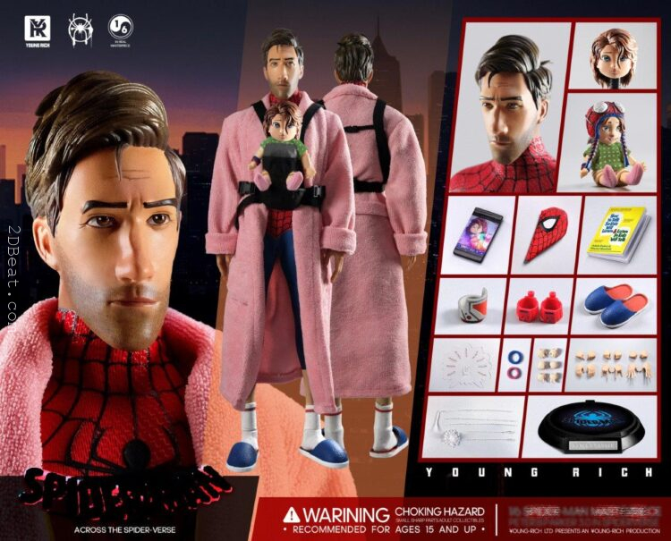 1/6 Scale Young Rich Toys Spider-Man: Across the Spider-Verse Peter Parker 3.0 Action Figure