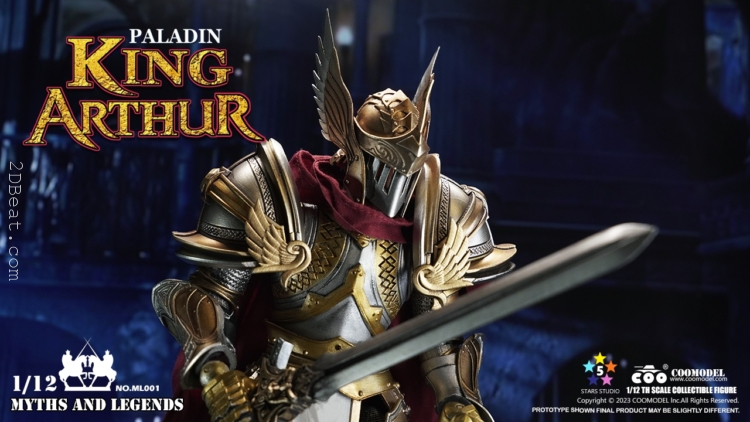 1/12 COOModel CM-ML001 Myth and Legend King Arthur Paladin action figure