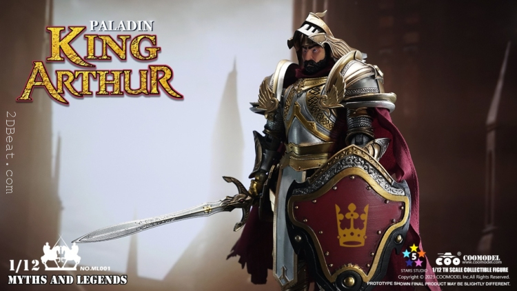 1/12 COOModel CM-ML001 Myth and Legend King Arthur Paladin action figure