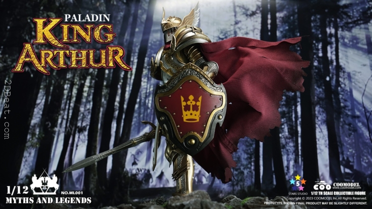 1/12 COOModel CM-ML001 Myth and Legend King Arthur Paladin action figure