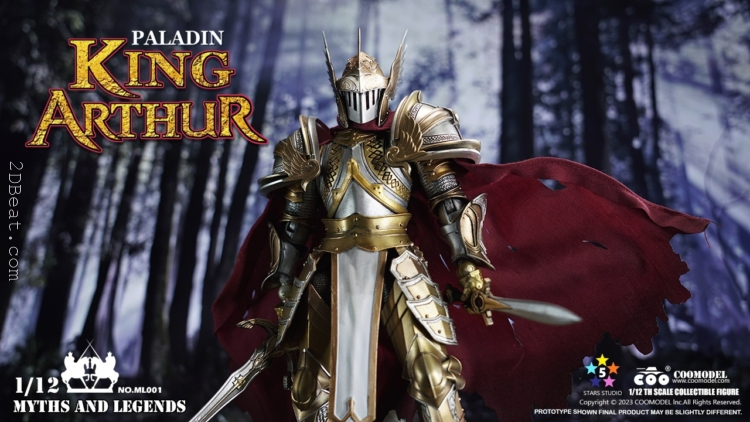 1/12 COOModel CM-ML001 Myth and Legend King Arthur Paladin action figure