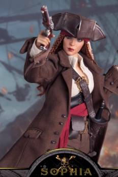 1/6 scale BBK-017 Pirates of the Caribbean Female Captain Sophia Collectible Figure