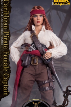 1/6 scale BBK-017 Pirates of the Caribbean Female Captain Sophia Collectible Figure