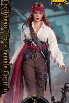 1/6 scale BBK-017 Pirates of the Caribbean Female Captain Sophia Collectible Figure