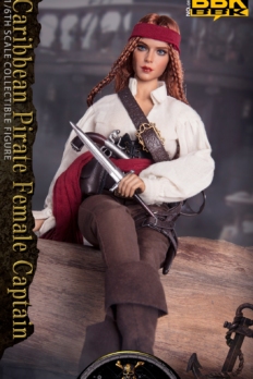 1/6 scale BBK-017 Pirates of the Caribbean Female Captain Sophia Collectible Figure