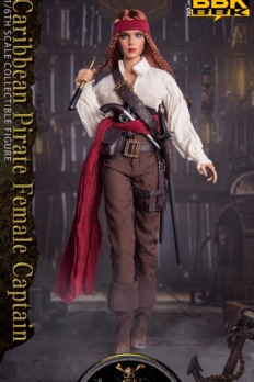 1/6 scale BBK-017 Pirates of the Caribbean Female Captain Sophia Collectible Figure