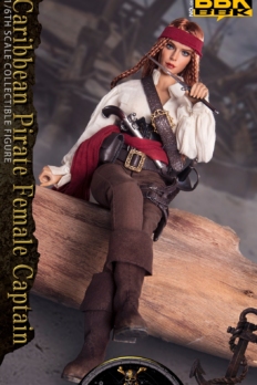 1/6 scale BBK-017 Pirates of the Caribbean Female Captain Sophia Collectible Figure