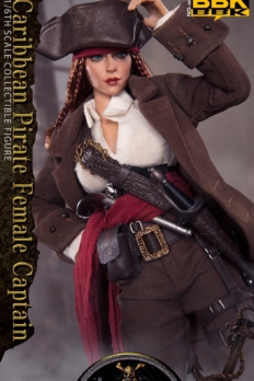 1/6 scale BBK-017 Pirates of the Caribbean Female Captain Sophia Collectible Figure