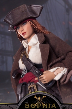 1/6 scale BBK-017 Pirates of the Caribbean Female Captain Sophia Collectible Figure