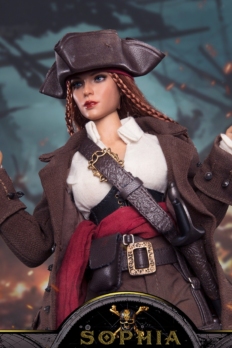 1/6 scale BBK-017 Pirates of the Caribbean Female Captain Sophia Collectible Figure