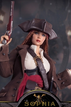 1/6 scale BBK-017 Pirates of the Caribbean Female Captain Sophia Collectible Figure