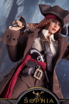 1/6 scale BBK-017 Pirates of the Caribbean Female Captain Sophia Collectible Figure