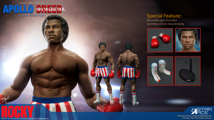 1/6 Scale Star Ace SA-0128 Apollo Creed Standard Version Figure