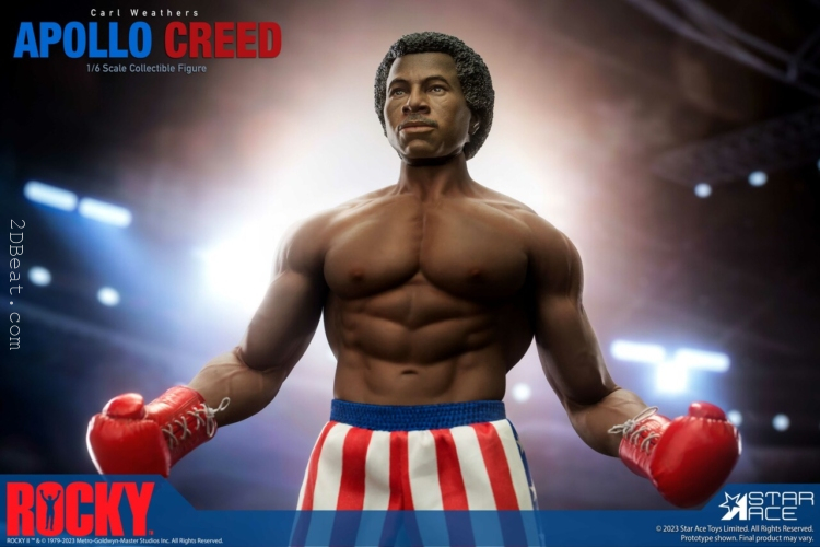 1/6 Scale Star Ace SA-0128 Apollo Creed Standard Version Figure