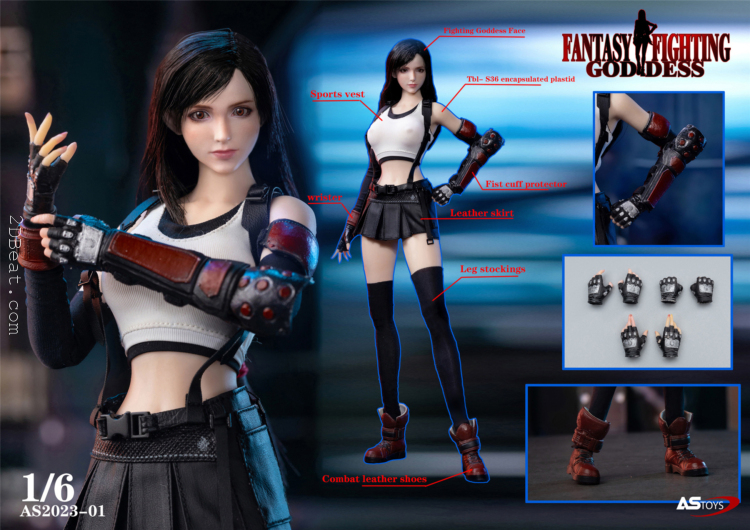 1/6 scale ASTOYS Tifa Lockhart Final Fantasy VII action figure