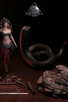 1/6 scale TBLeague PL2023-220A Medusa Silver Collectible Figure