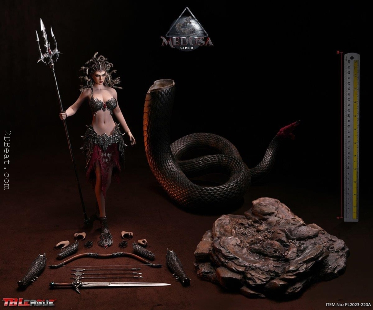 1/6 scale TBLeague PL2023-220A Medusa Silver Collectible Figure