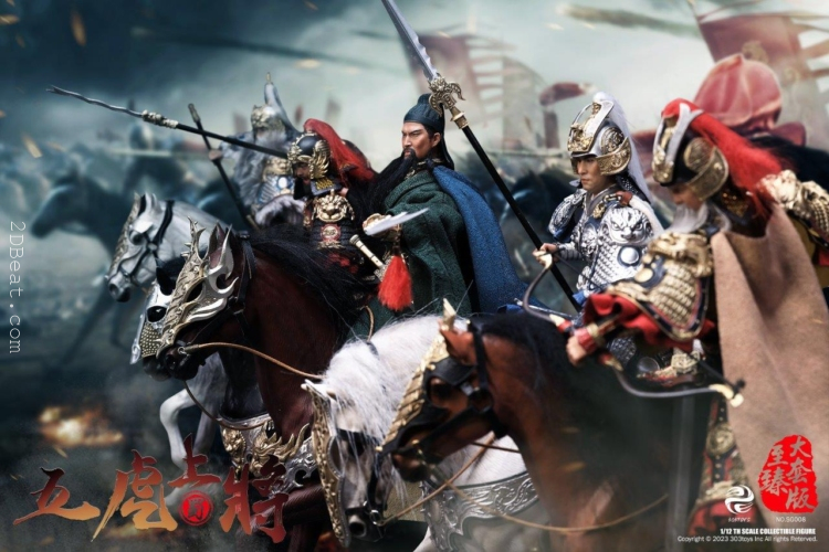 1/12 Scale 303 Toys 303SG008 Three Kingdoms THE FIVE TIGER-LIKE GENERALS ULTIMATE ALL IN ONE SET