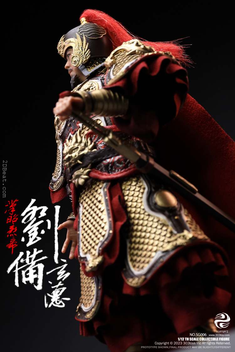 1/12 Scale 303 Toys 303TSG006 Three Kingdoms LIU BEI, XUANDE DELUXE FIGURE VERSION