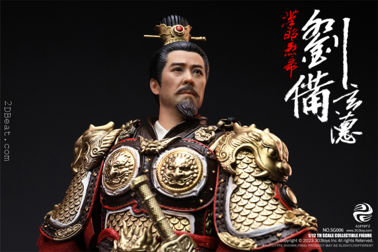 1/12 Scale 303 Toys 303TSG006 Three Kingdoms LIU BEI, XUANDE DELUXE FIGURE VERSION