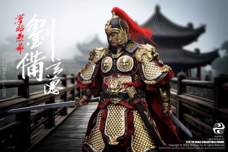 1/12 Scale 303 Toys 303TSG006 Three Kingdoms LIU BEI, XUANDE DELUXE FIGURE VERSION