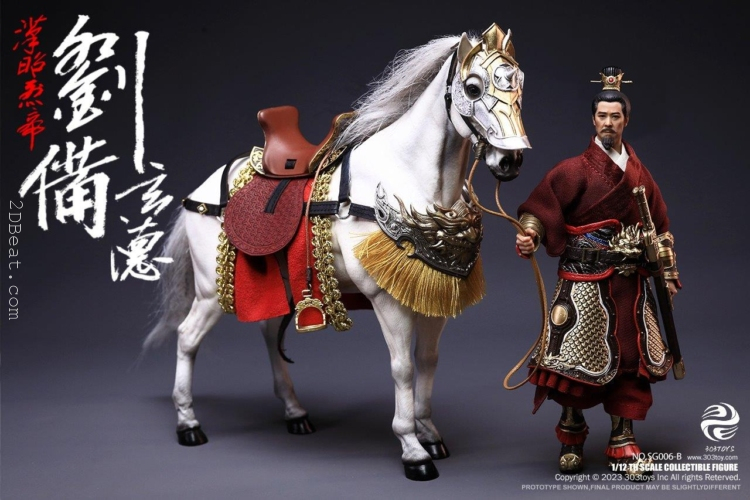 1/12 Scale 303Toys 303TSG006B LIU BEI, XUANDE DELUXE BATTLE FIELD VERSION