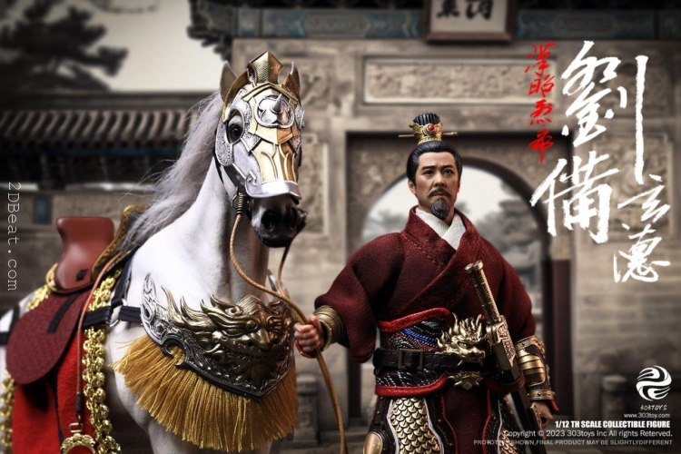 1/12 Scale 303Toys 303TSG006B LIU BEI, XUANDE DELUXE BATTLE FIELD VERSION