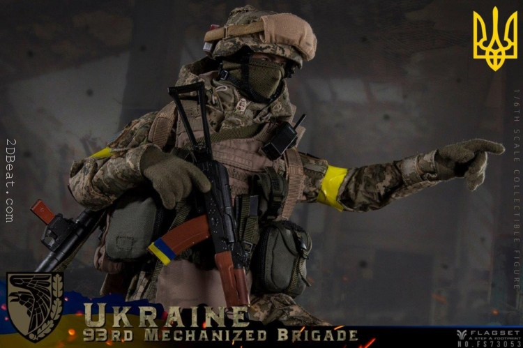 1/6 Scale FLAGSET FS-73053 Ukraine 93rd Mechanized Brigade Anti Tank Gunner Action Figure