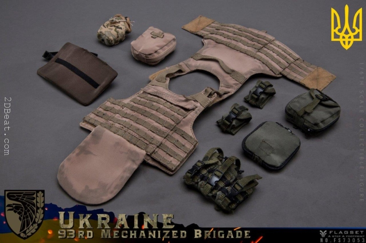 1/6 Scale FLAGSET FS-73053 Ukraine 93rd Mechanized Brigade Anti Tank Gunner Action Figure